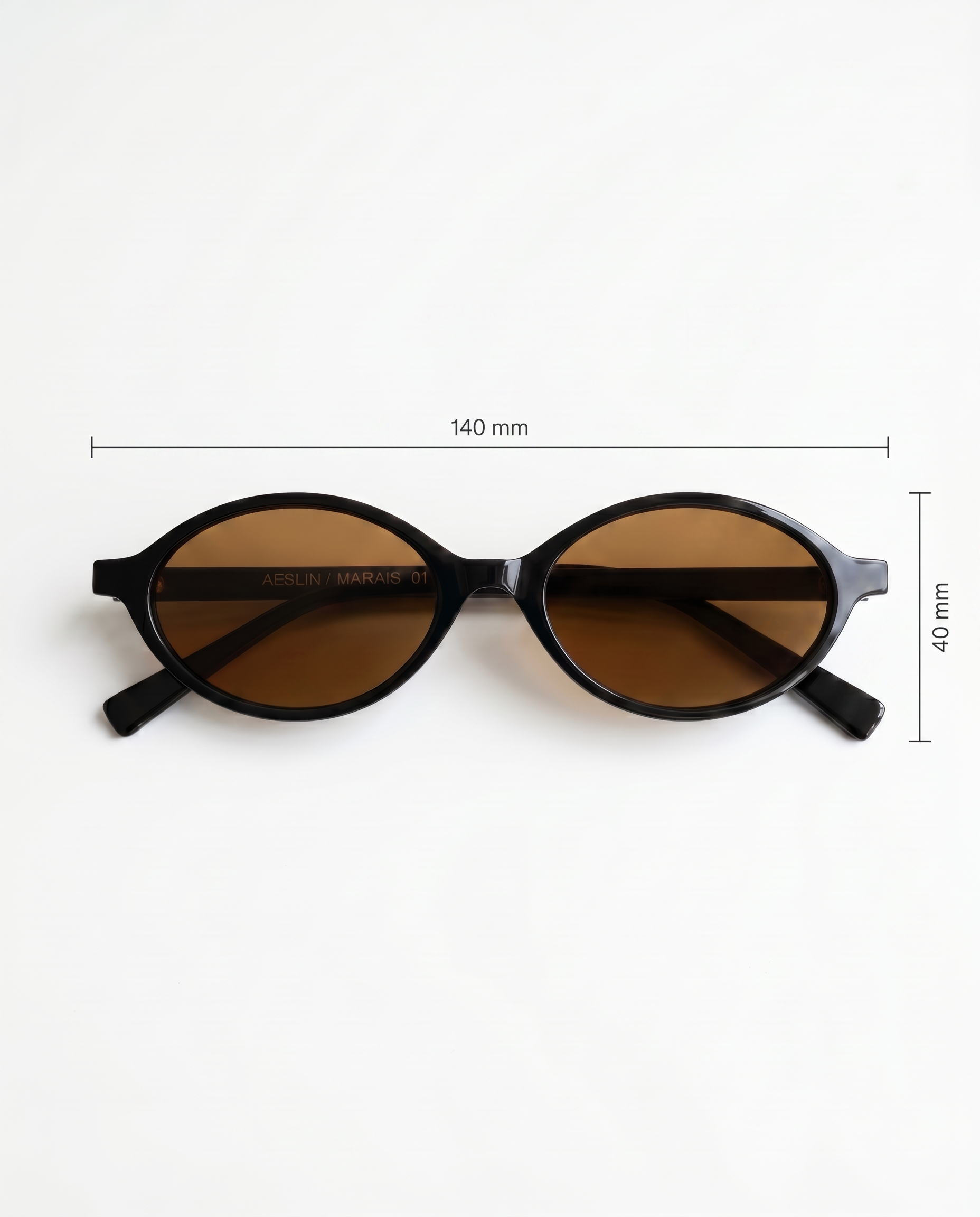 MARAIS 01 - SHINY BLACK & BROWN